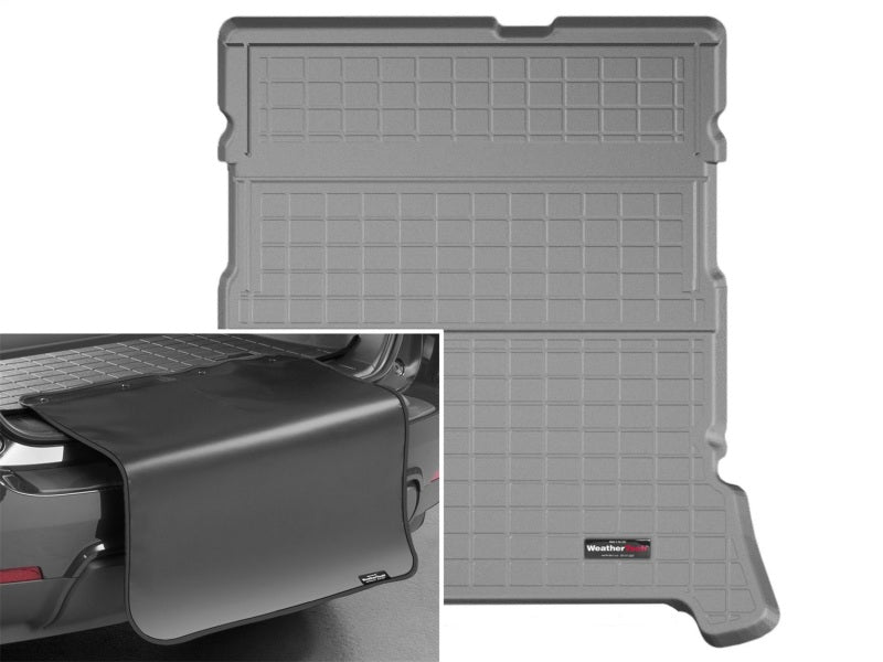 WeatherTech 05-09 Chevrolet Equinox Cargo Liners With Bumper Protector - Grey
