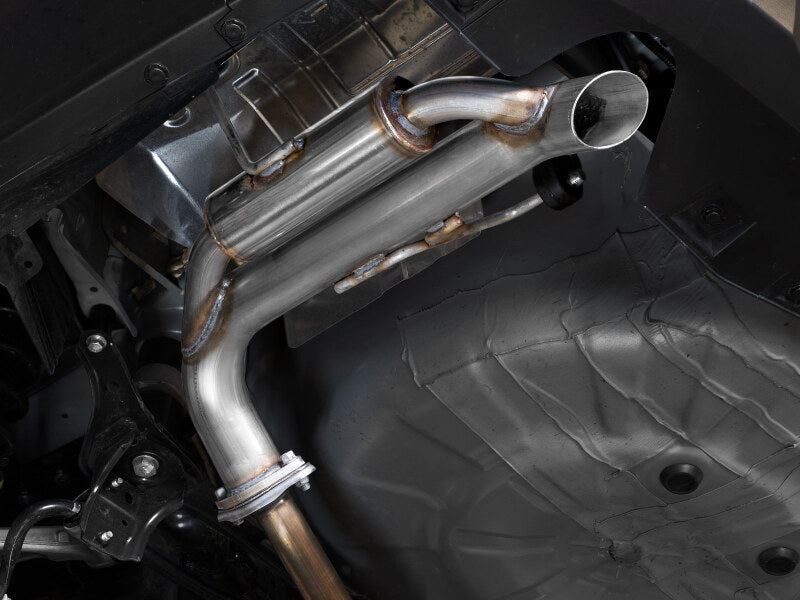 aFe Takeda 2-1/2in 304 Stainless Steel Axle-Back Hi-Tuck Exhaust System Subaru Outback 20-26 H4-2.4L