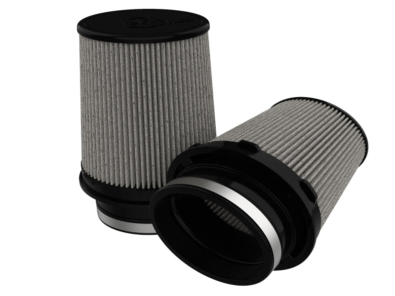aFe Black Series Replacement Filter w/ Pro DRY S Media 4.5x3IN Fx6x5IN Bx5x3-.75 Tx7IN H - (Pair)