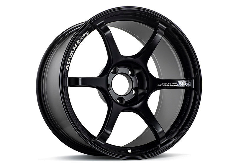 Advan RG-4 18x8 +44 5x114.3 Semi Gloss Black Wheel