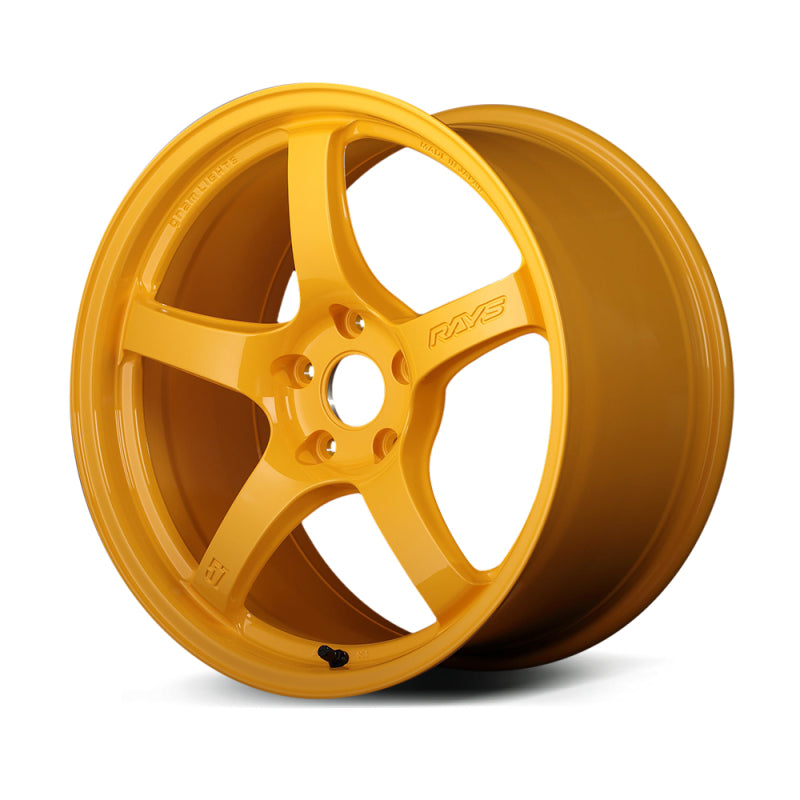 Gram Lights 57CR 18x9.5 +12 5x114.3 Mach Yellow