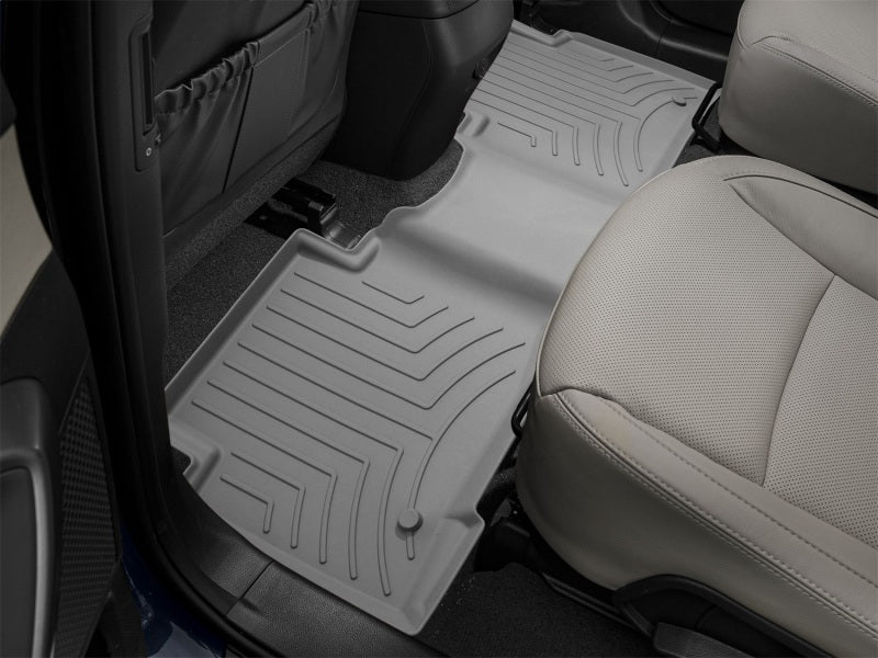WeatherTech 13-18 Hyundai Santa Fe Rear FloorLiner HP - Grey