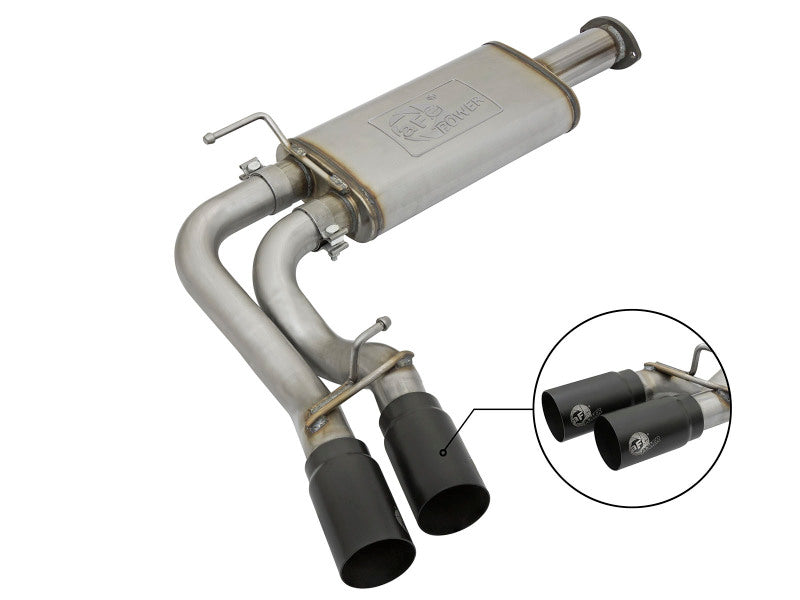 aFe Rebel Exhausts Cat-Back SS 16 Toyota Tacoma V6-3.5L w/ Black Tips
