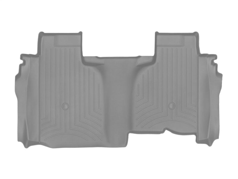 WeatherTech 2019+ Chevy Silverado 1500 Double Cab w/ 1st Row Bucket Seats Rear FloorLiner - Grey
