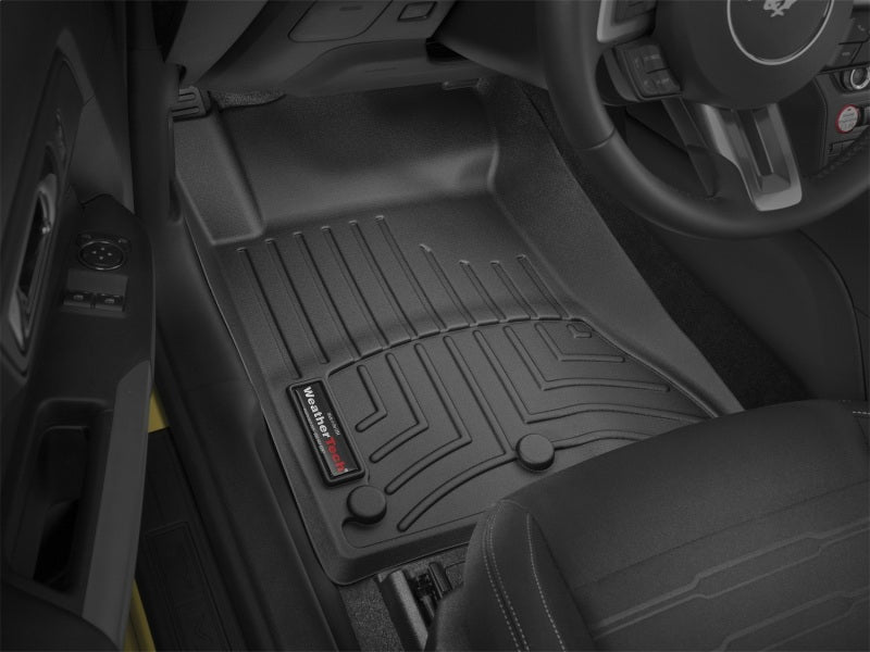 WeatherTech 15 Ford Mustang Front FloorLiners - Black