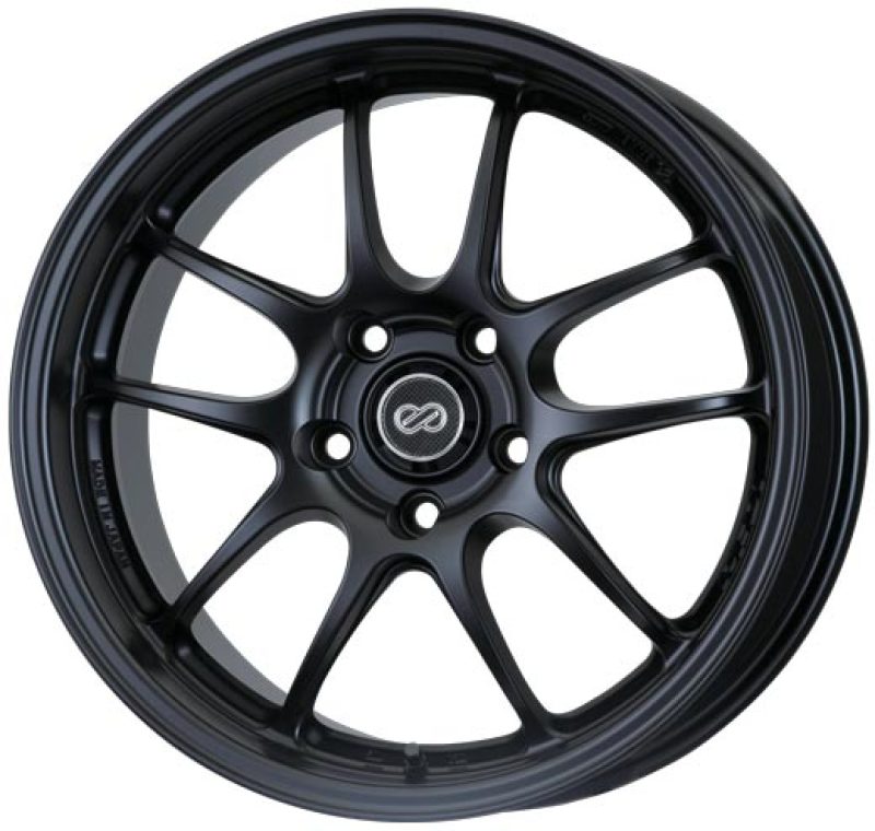 Enkei PF01 17x9 5x114.3 35mm Offset 75mm Bore Diameter Matte Black Wheel *MOQ 40