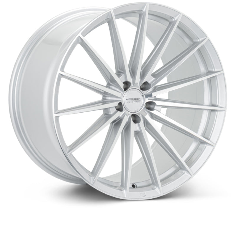 Vossen HFX-4 20x9 - 5x112 - ET25 - Flat - 66.5 - Silver Polished Wheel