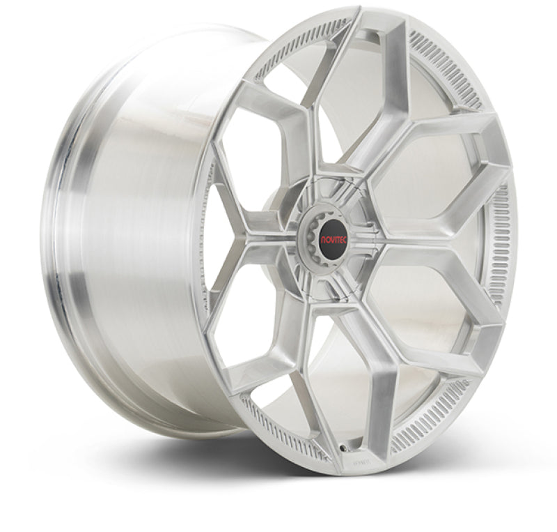Vossen x Novitec NL5-5L 23x10.5 - 5x130 BP - ET21 - Brushed Gloss Clear Lamborghini Urus Front Wheel