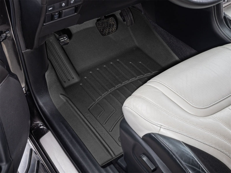 WeatherTech 19-24 Infiniti QX80 Front FloorLiner HP - Black