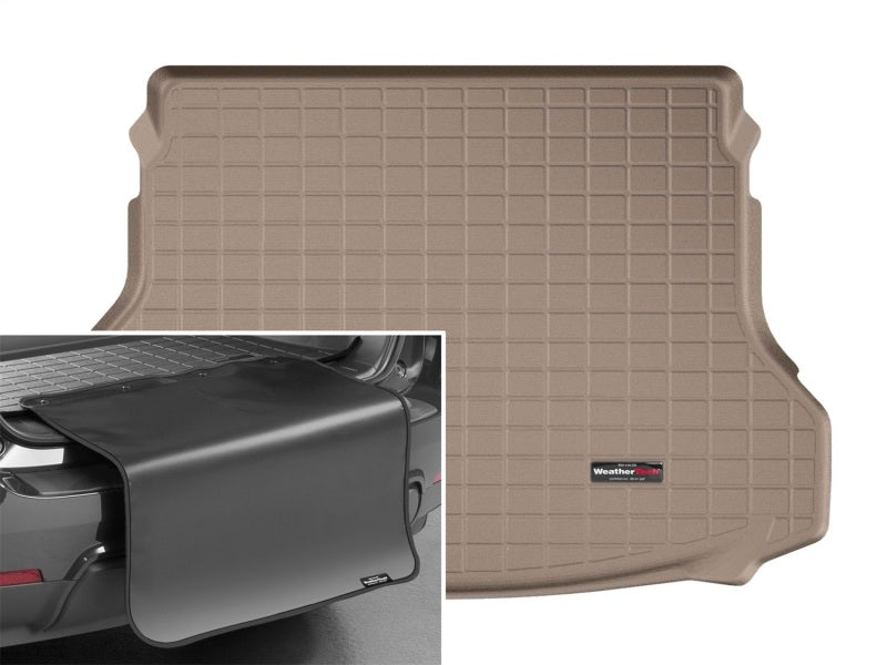 WeatherTech 14+ Nissan Rogue Cargo Liner w/ Bumper Protector - Tan
