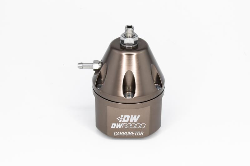 DeatschWerks DWR2000 Carburetor 3-20PSI Adjustable Fuel Pressure Regulator - Titanium