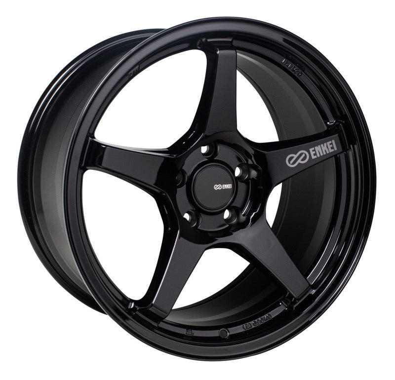 Enkei TS-5 18x9.5 5x100 45mm Offset 72.6mm Bore Gloss Black (MOQ 40)