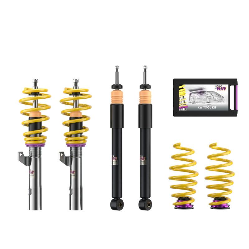 KW Coilover Kit V1 Audi A3 Quattro (8P) all engines w/o electronic dampening control