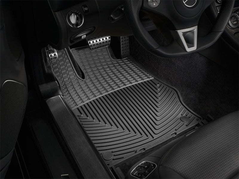 WeatherTech 03-12 Mercedes-Benz SL-Class (R230) Front Rubber Mats - Black