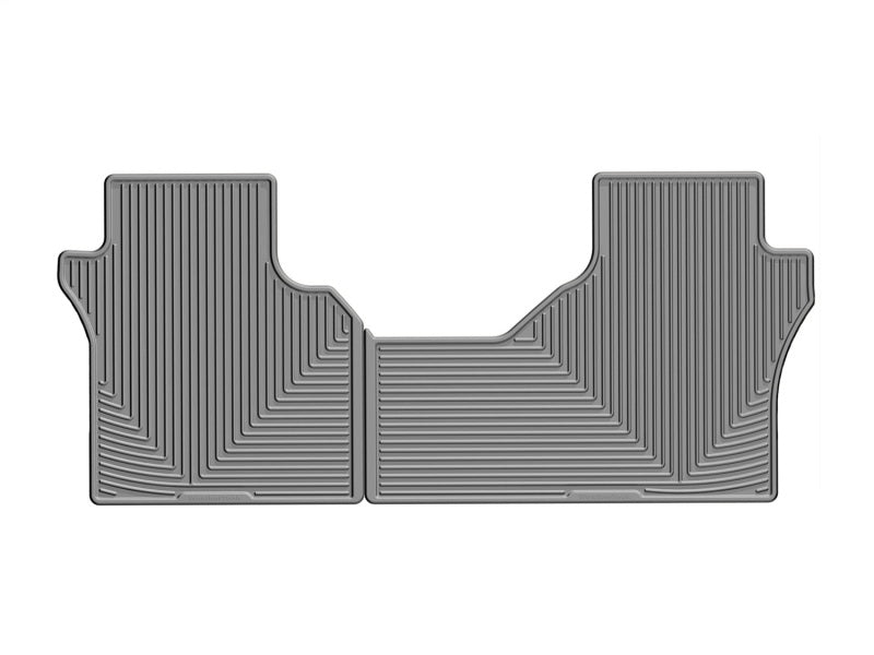 WeatherTech 2019+ Chevrolet Silverado 1500 Rear Rubber Mats - Grey