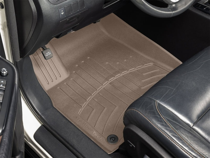 WeatherTech 14-19 Toyota Highlander Front FloorLiner HP - Tan