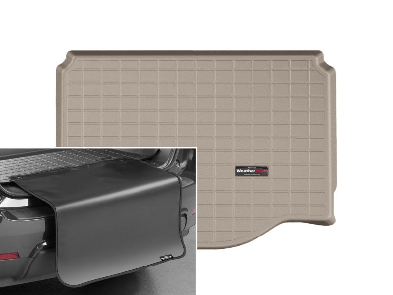 WeatherTech 13-16 Buick Encore Cargo Liner w/ Bumper Protector - Tan