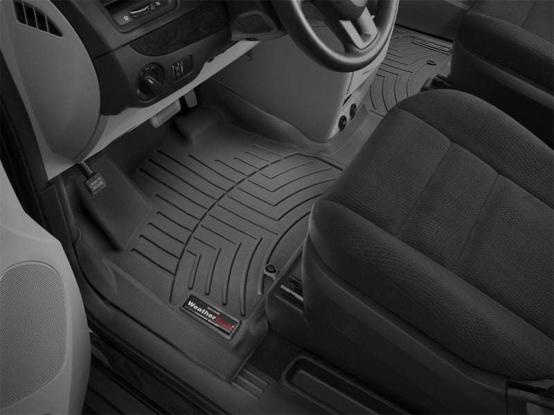 WeatherTech 11+ Chrysler Town & Country / 11-14 Dodge Grand Caravan Front FloorLiner - Black