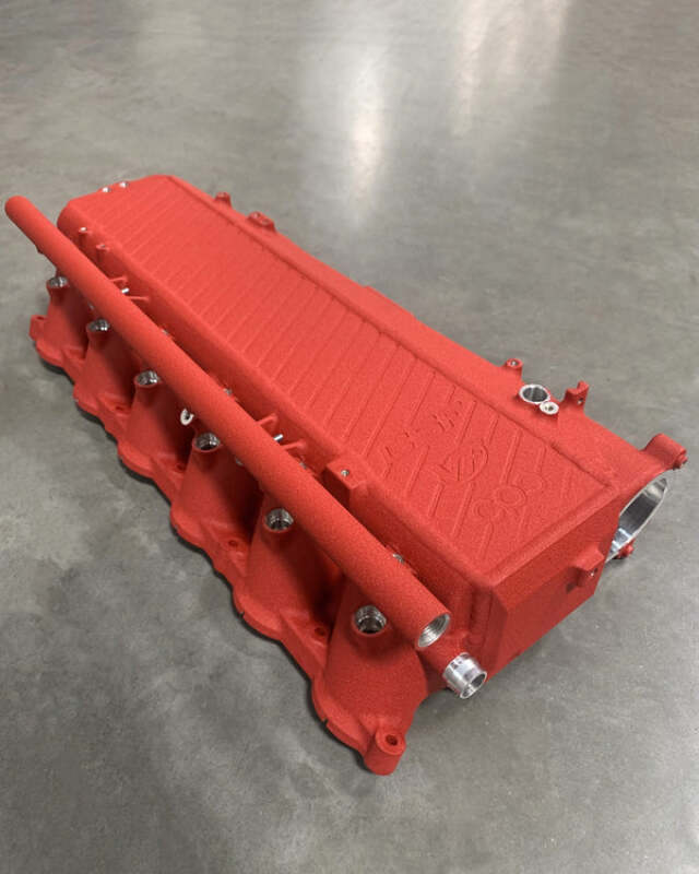 CSF BMW Gen 1 B58 Charge-Air-Cooler Manifold - Crinkle Red