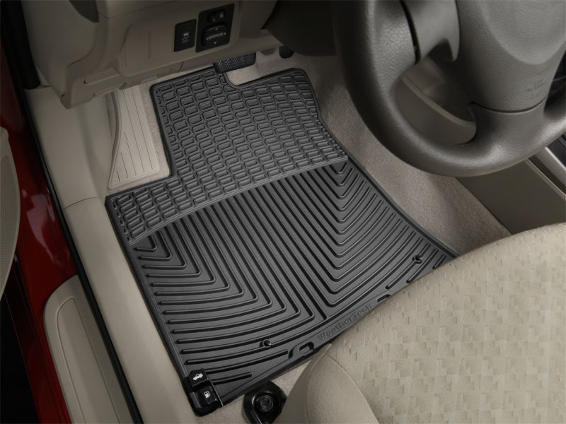 WeatherTech 09+ Pontiac Vibe Front Rubber Mats - Black
