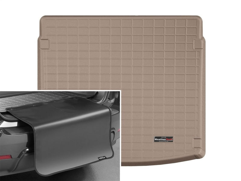 WeatherTech 21-23 Audi Q5/SQ5 Cargo Liner w/ Bumper Protector - Tan