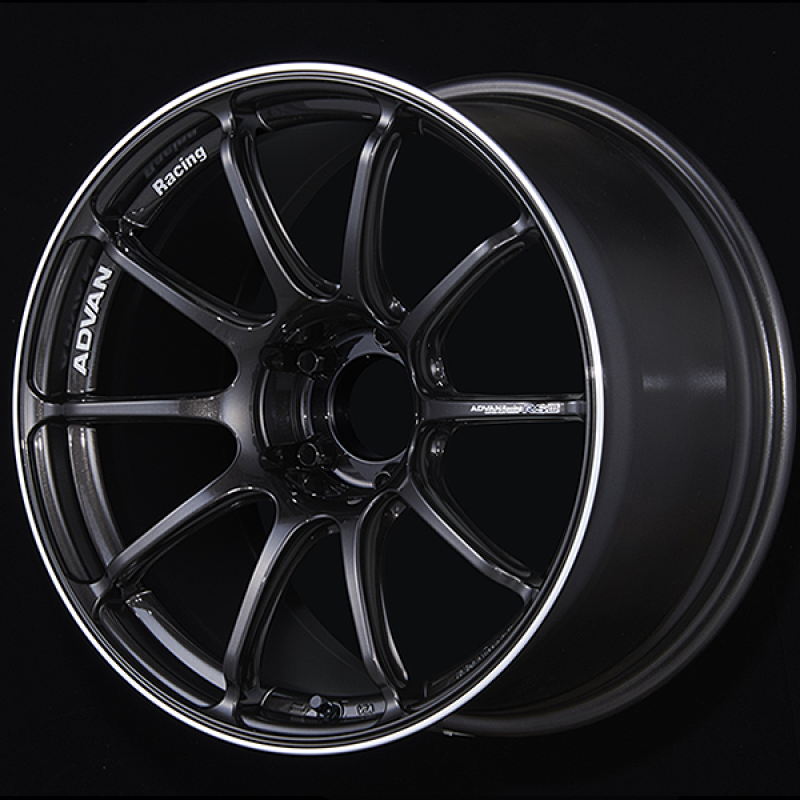 Advan RSIII 18x10.0 / +25 Offset / 5x114.3 / 73mm Bore / Black Gunmetallic and Ring