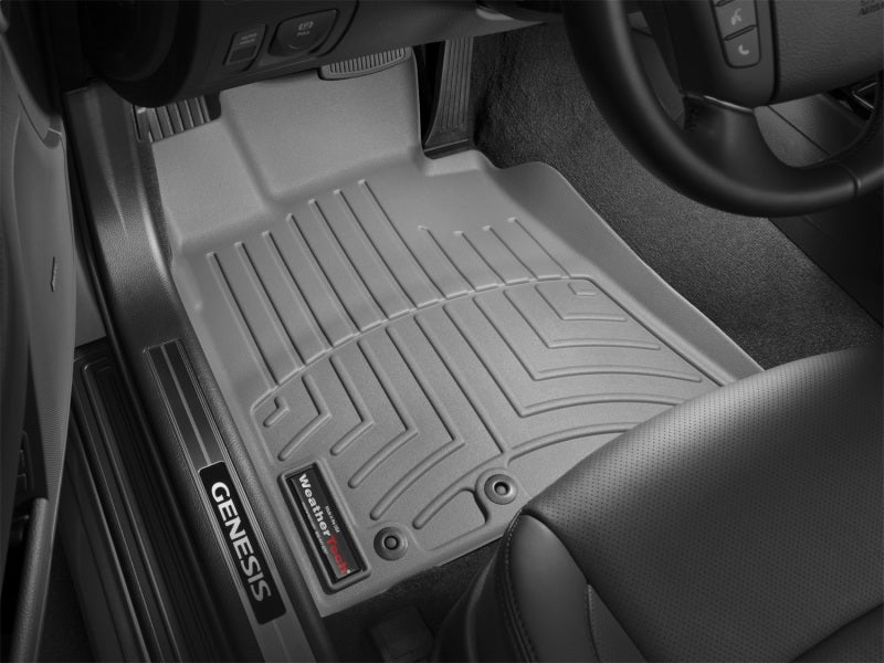 WeatherTech 11+ Hyundai Genesis Front FloorLiner - Grey