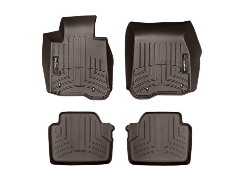 WeatherTech 2014+ BMW 4-Series Front & Rear FloorLiner - Cocoa
