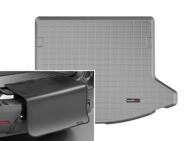 WeatherTech 2017+ Mazda CX-5 Cargo Liner w/ Bumper Protector - Grey