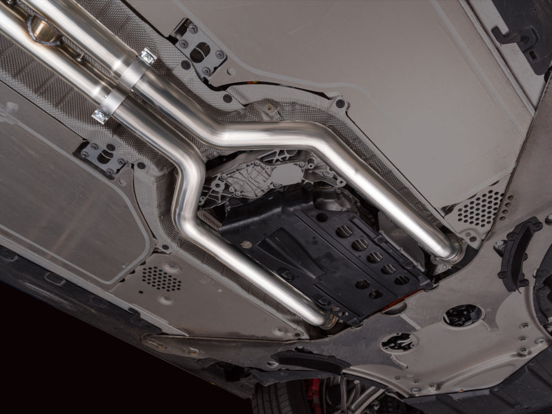 AWE Tuning BMW G90/G99 M5 Track Edition Cat-Back Exhaust - Chrome Silver Tips