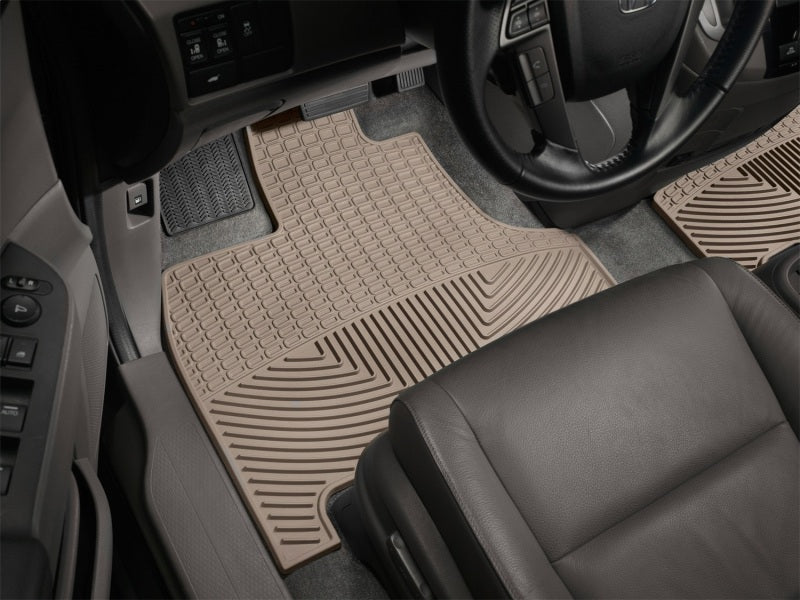WeatherTech 11+ Honda Odyssey Front Rubber Mats - Tan
