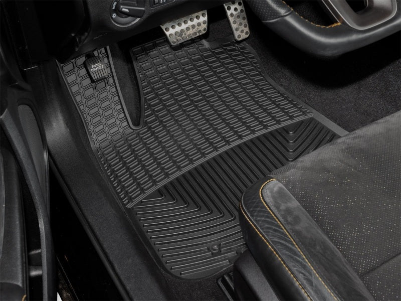 WeatherTech 11-23 Chrysler 300-Rear Wheel Drive-1st Row Front All-Weather Floor Mats 2pc - Black
