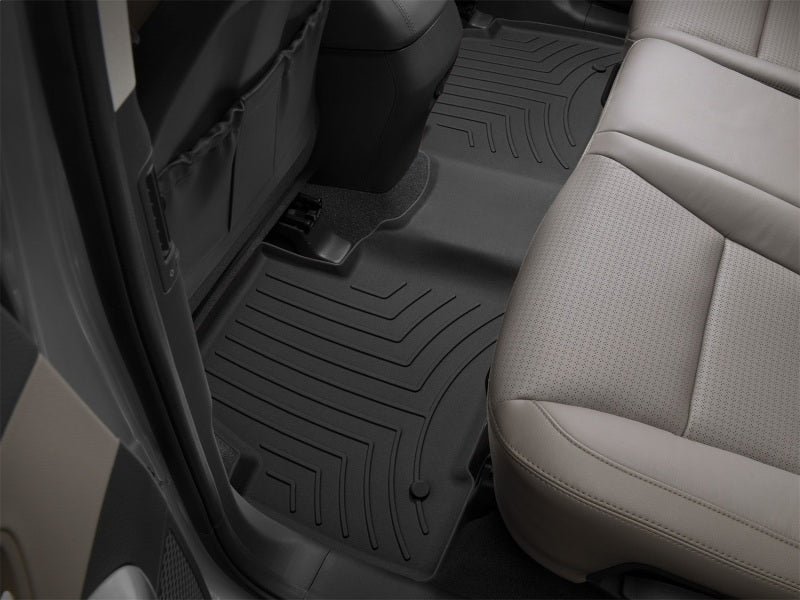 WeatherTech 13-18 Hyundai Santa Fe (5 Passenger) Rear FloorLiner HP - Black