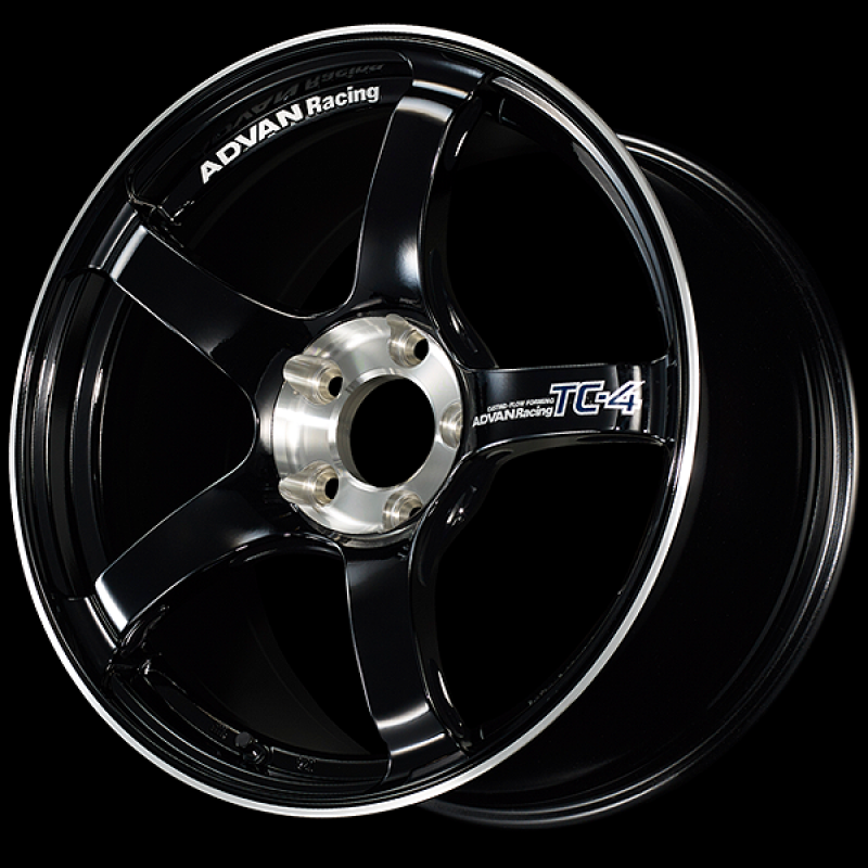 Advan TC-4 SE 16x7.0 / +31 Offset / 4x100 / 63mm Bore / Racing Gloss Black and Diamond Cut