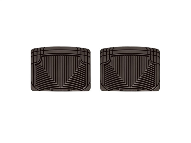WeatherTech 2002-2006 Cadillac Escalade Rear Rubber Mats - Cocoa