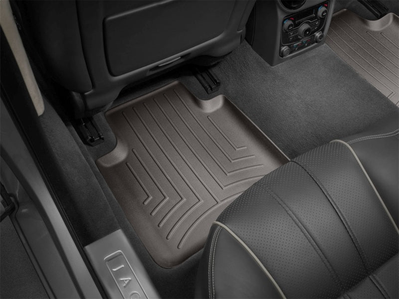 WeatherTech 2010+ Jaguar XJ (Standard Wheel Base) Rear FloorLiner - Cocoa