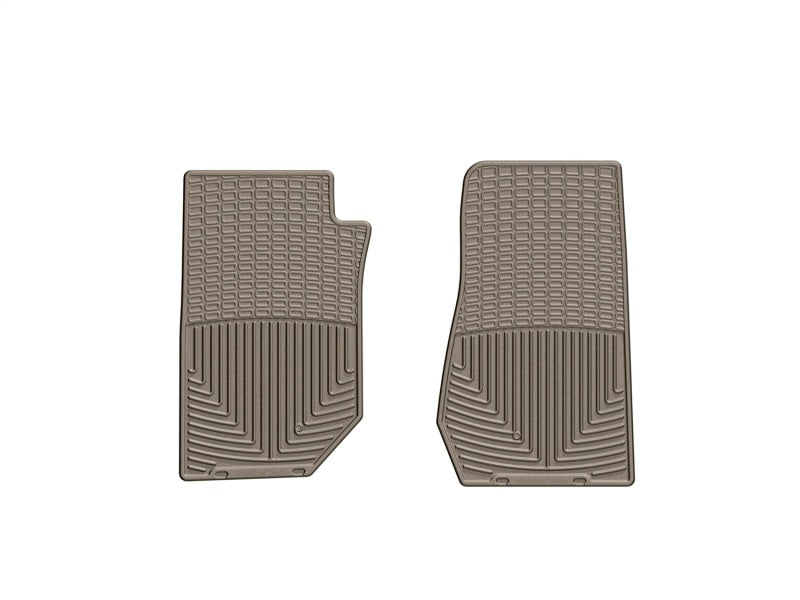 WeatherTech 07-13 Jeep Wrangler Front Rubber Mats - Tan