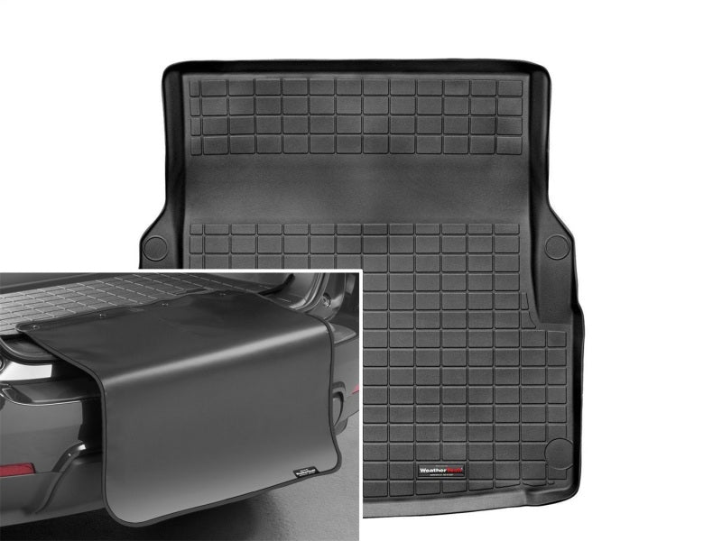 WeatherTech 10-16 Mercedes-Benz E-Class Sedan Cargo Liner w/ Bumper Protector - Black