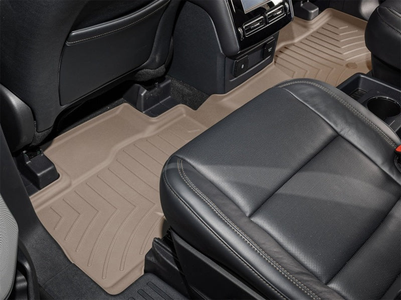 WeatherTech 20-25 Lincoln Aviator Rear FloorLiner HP - Tan