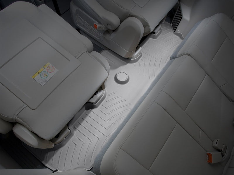WeatherTech 08+ Chrysler Town & Country Rear FloorLiner - Grey