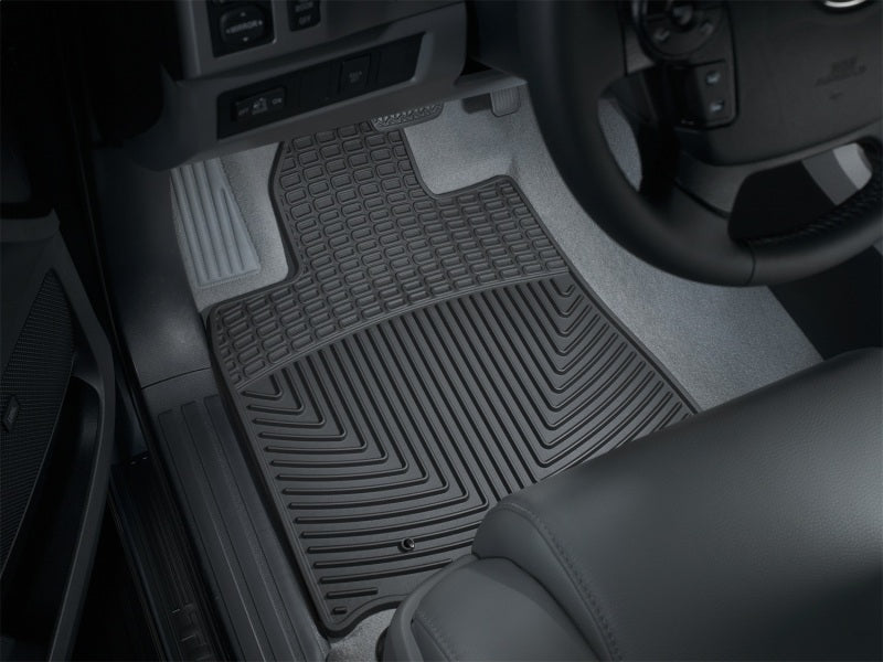 WeatherTech 08-11 Toyota Sequoia Front Rubber Mats - Black