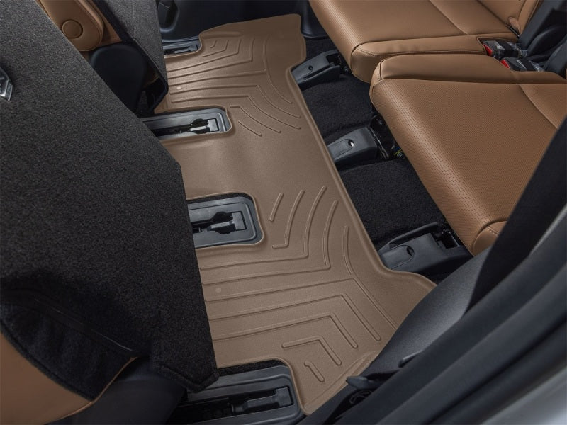 WeatherTech 24-26 Hyundai Santa Fe 2nd Row Rear FloorLiner HP - Tan