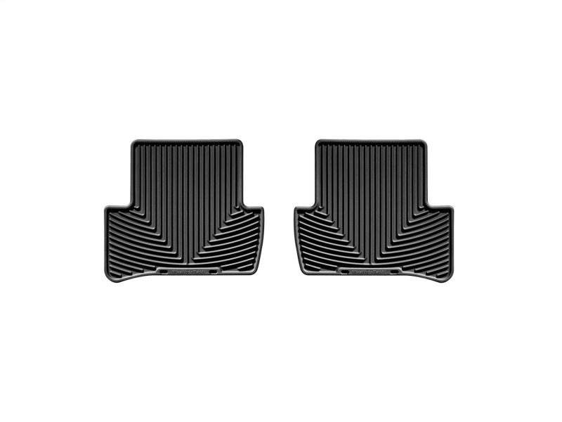 WeatherTech 08-11 Mercedes-Benz C-Class (W204) Rear Rubber Mats - Black