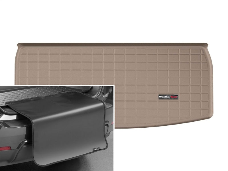 WeatherTech 2020+ Lincoln Aviator Cargo With Bumper Protector - Tan