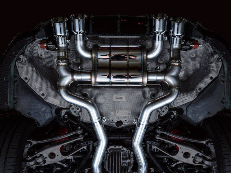 AWE Tuning SwitchPath Cat-Back Exhaust for BMW G8X M3/M4 - Chrome Silver Tips