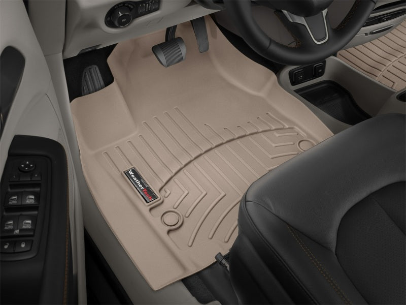 WeatherTech 2017+ Chrysler Pacifica Front FloorLiner - Tan