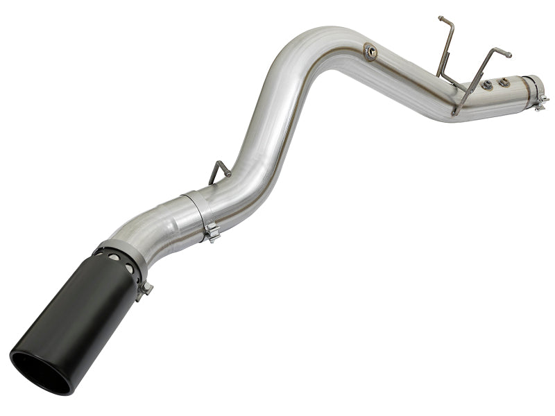 aFe ATLAS 5in DPF-Back Aluminized Steel Exhaust System GM Diesel Trucks 2017 V8 6.6L (td) L5P