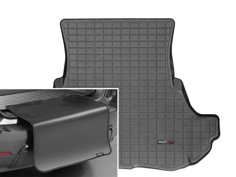 WeatherTech 08-10 Dodge Challenger Cargo Liner w/Bumper Protector - Black
