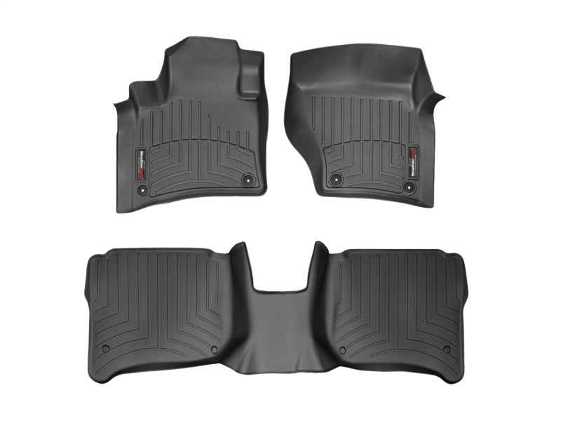 WeatherTech 11+ Porsche Cayenne Front and Rear FloorLiners - Black