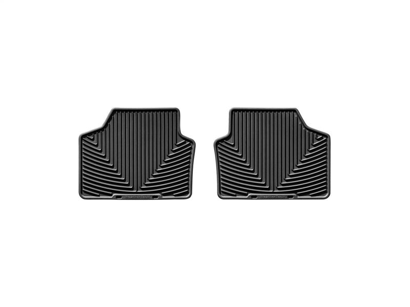 WeatherTech 06-12 BMW 3-Series Rear Rubber Mats - Black